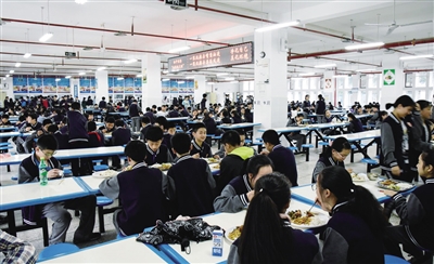 重慶市醫藥學校食堂環境
