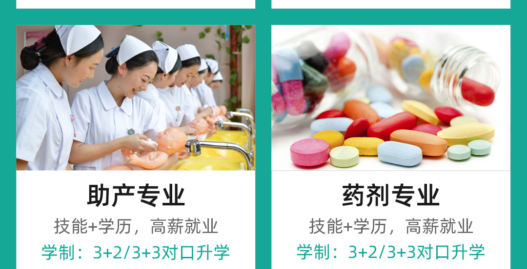 助產專業，藥劑專業
